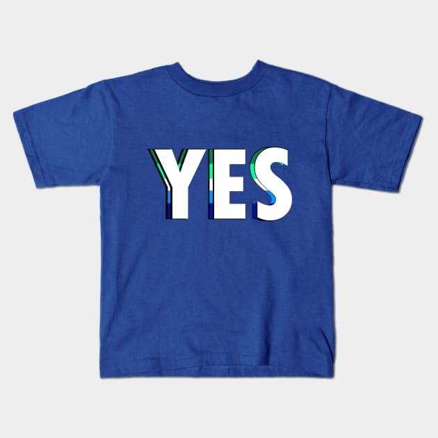 Gay Yes Kids T-Shirt by TangletallonMeow